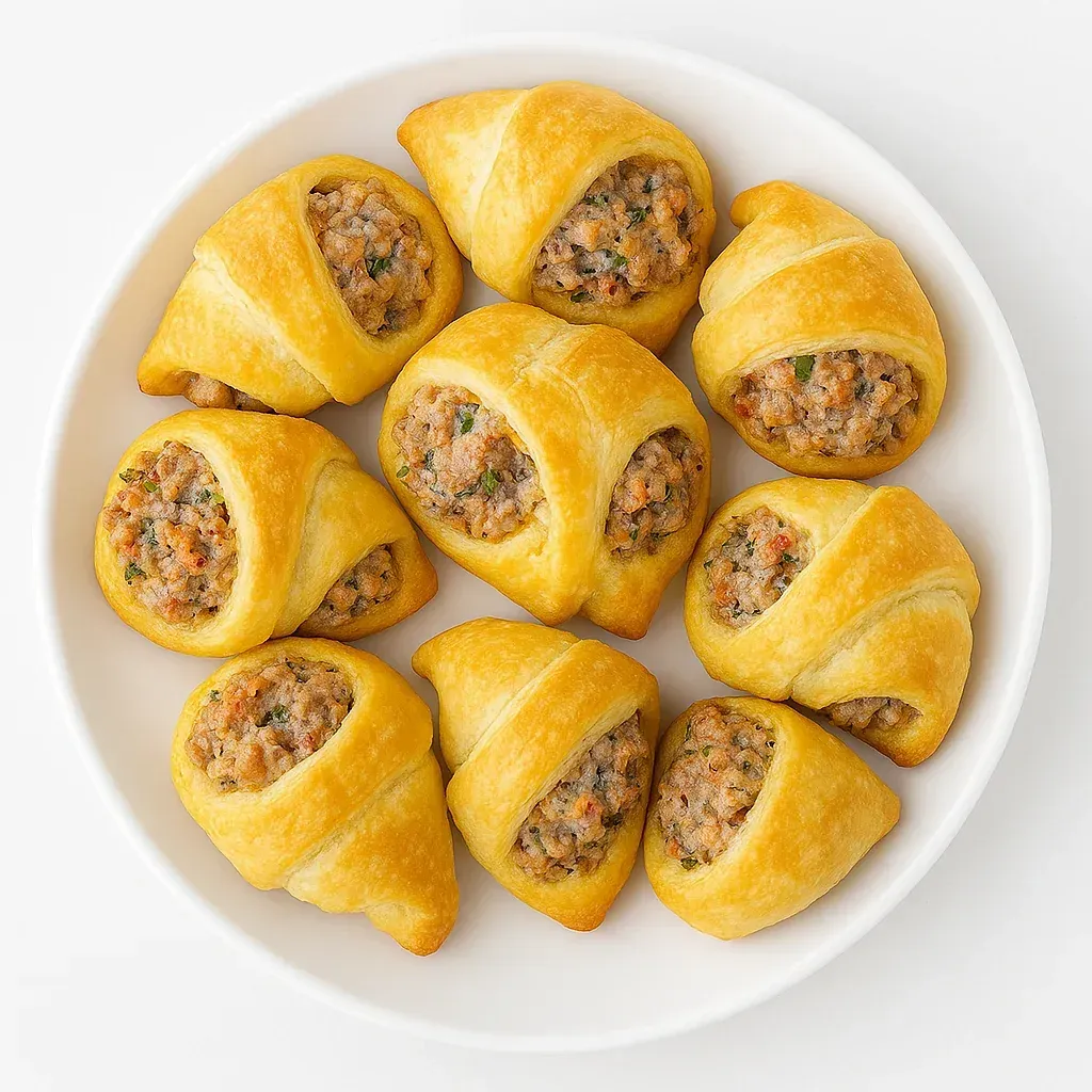 Cheesy Sausage Stuffed Crescent Rolls