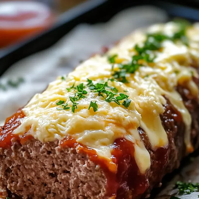 Cheesy Stuffed Meatloaf Recipe