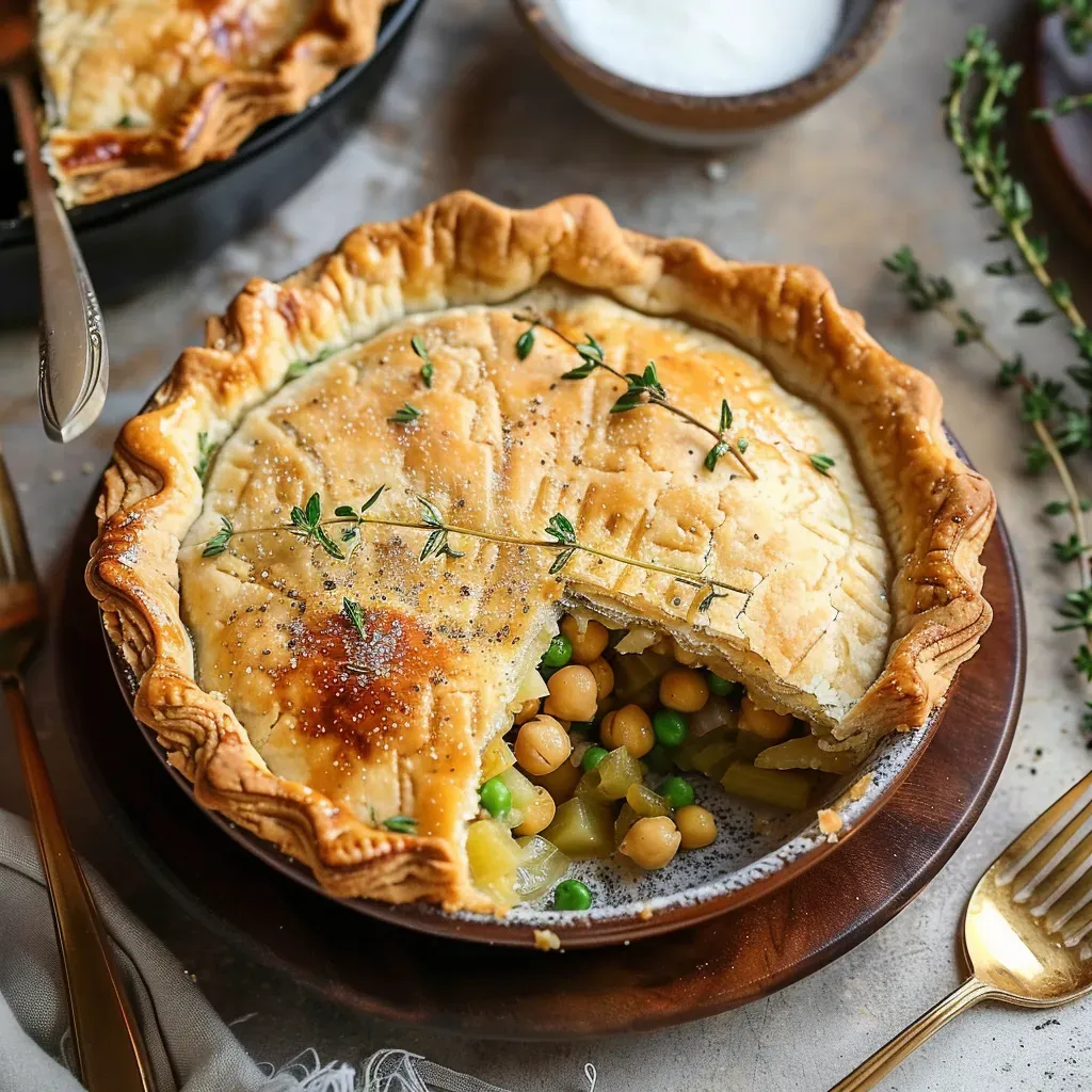 Chickpea Vegan Pot Pie Recipe