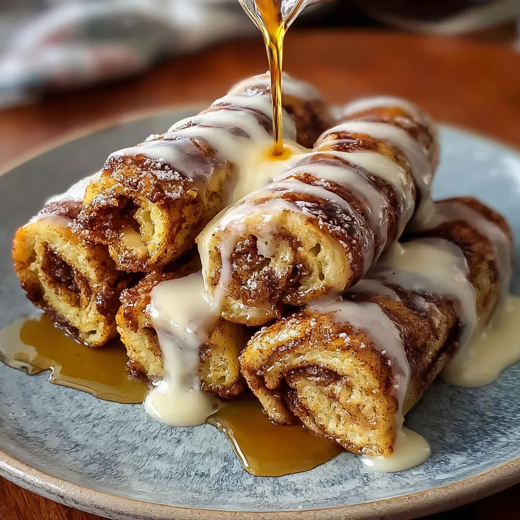 Cinnamon Roll French Toast Roll-Ups Recipe