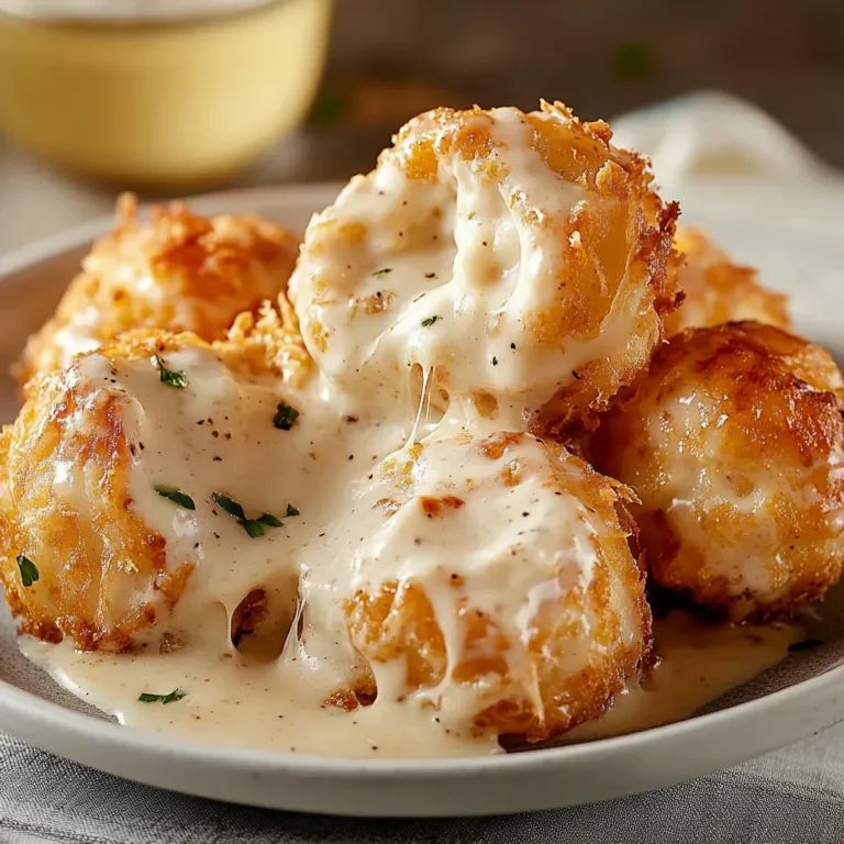 Creamy Chicken Alfredo Puff Pastry Bites