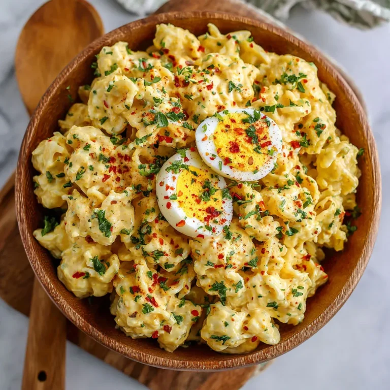 Creamy Deviled Egg Pasta Salad Recipe