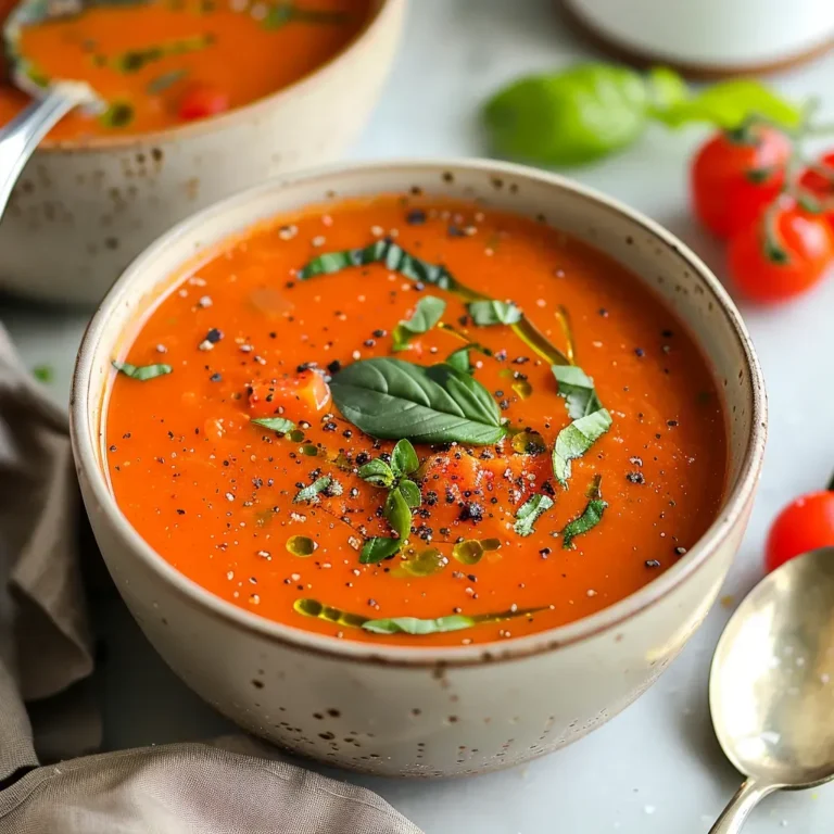 Creamy Low-Carb Tomato Soup for Ketogenic Diets