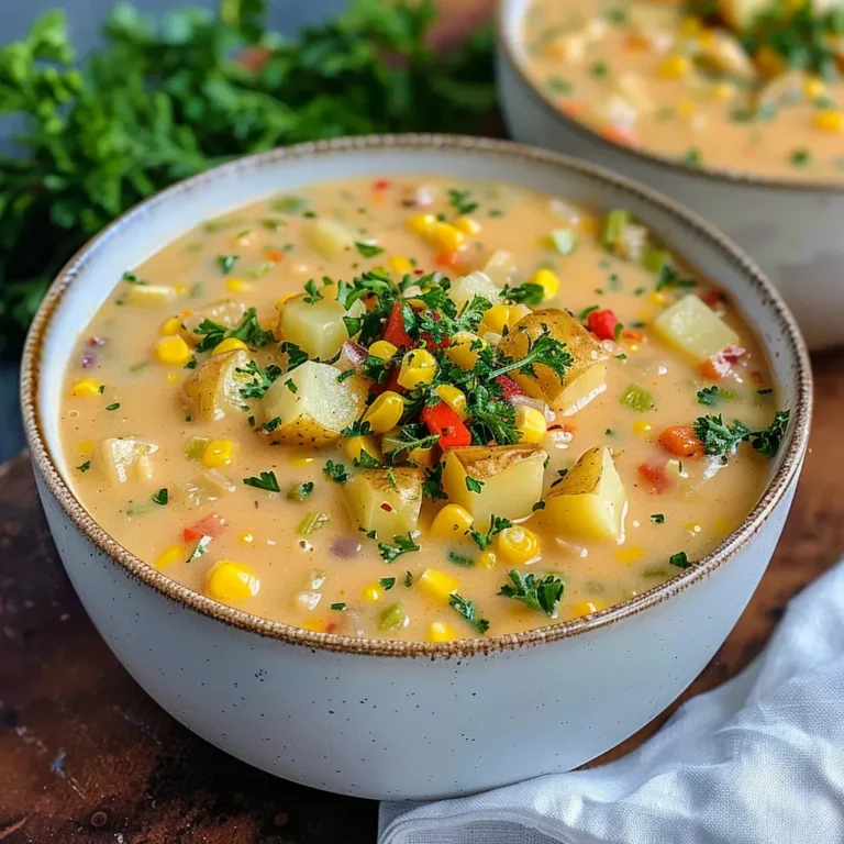 Creamy Vegan Corn Chowder: Easy Recipe for Soup Lovers