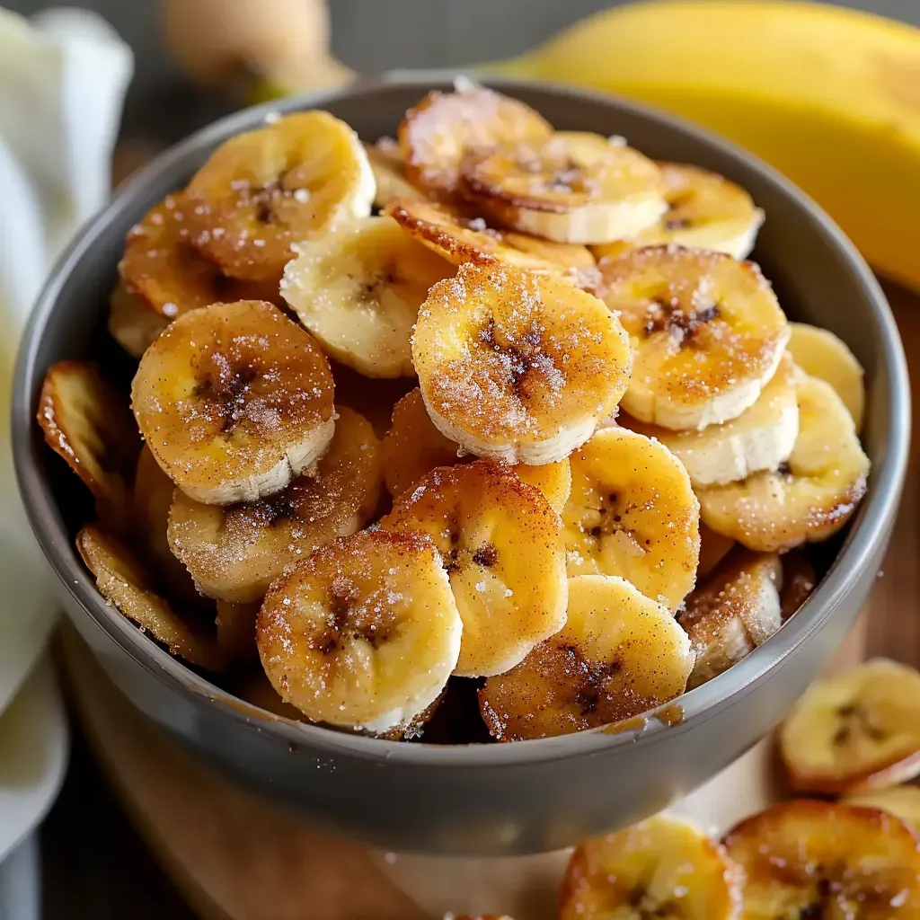 Crispy Air Fryer Banana Chips Recipe
