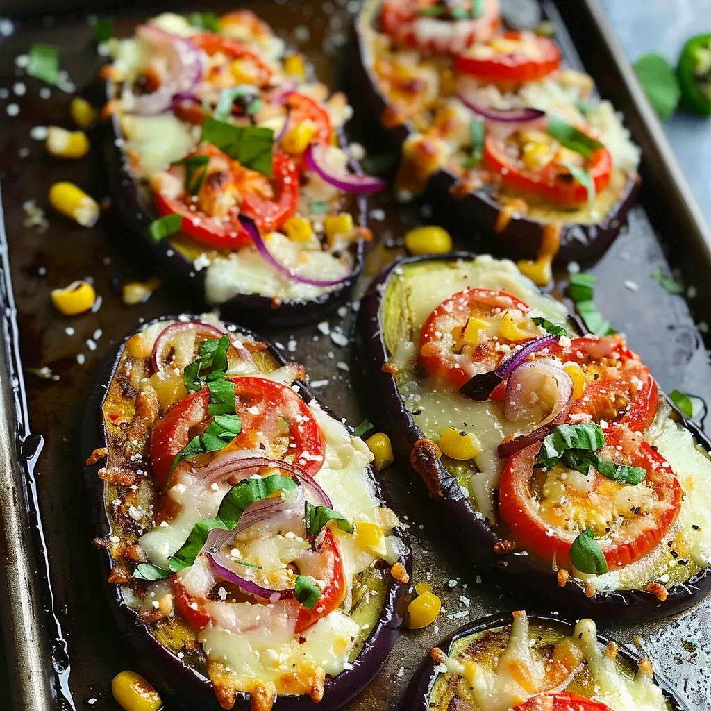 Crispy Air Fryer Eggplant Pizza Recipe