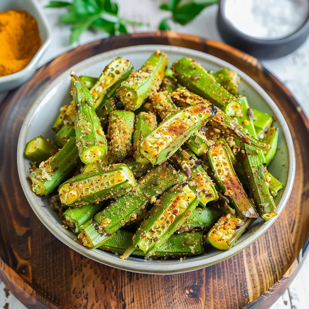 Crispy Air Fryer Okra Recipe