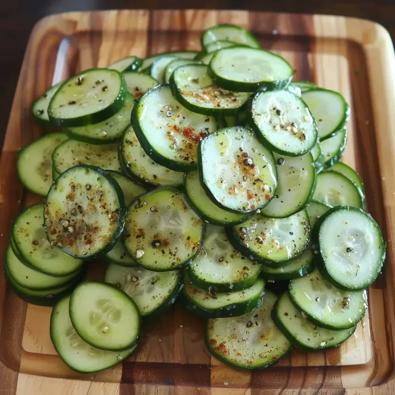 Crispy Baked Cucumber Chips Recipe