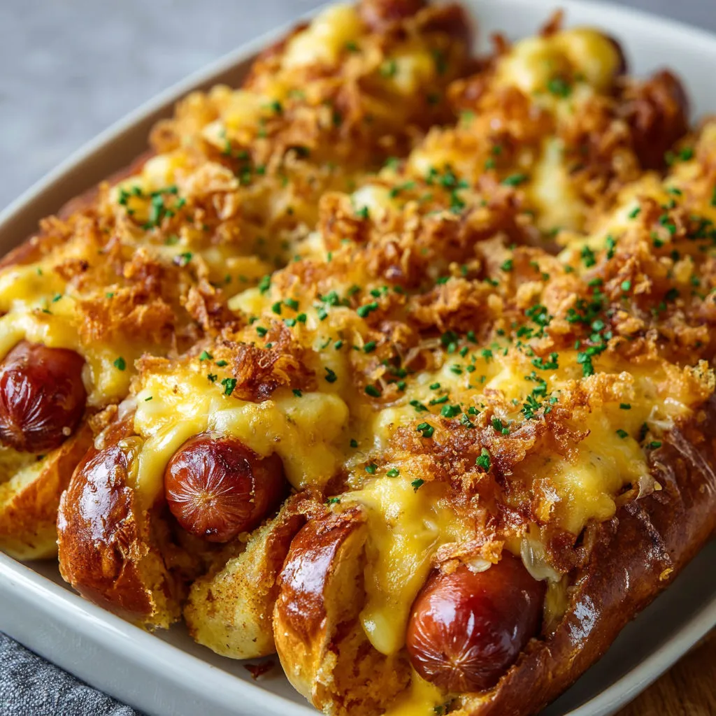 Crispy Cheesy Hotdogs Bake: Easy Family-Friendly Recipe
