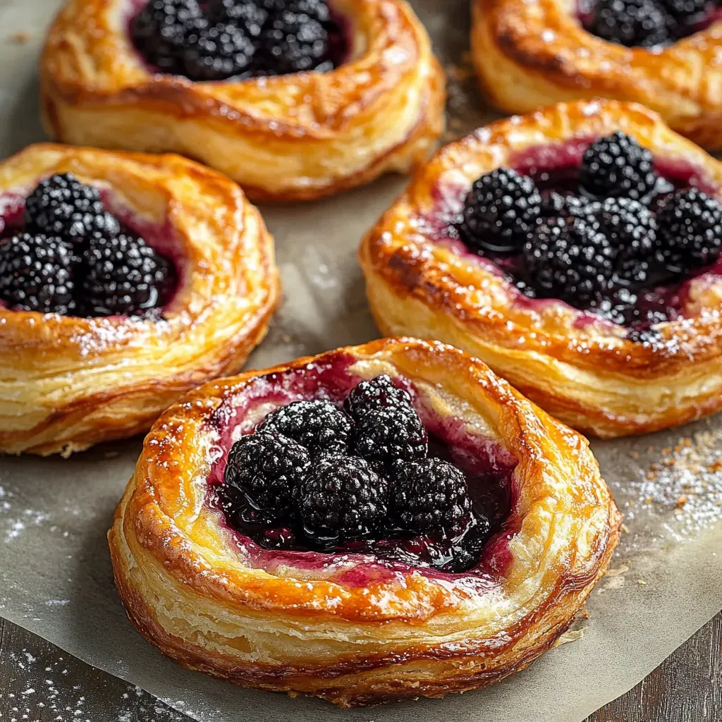 Decadent Blackberry Cream Cheese Danish Recipe