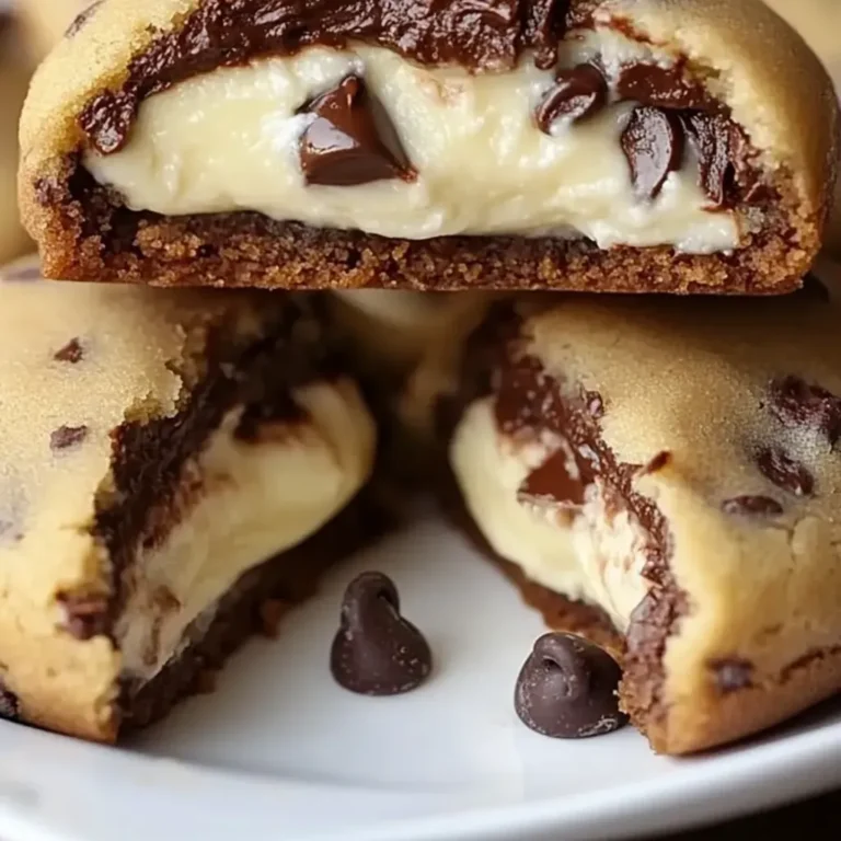 Decadent Chocolate Chip Cheesecake Cookies