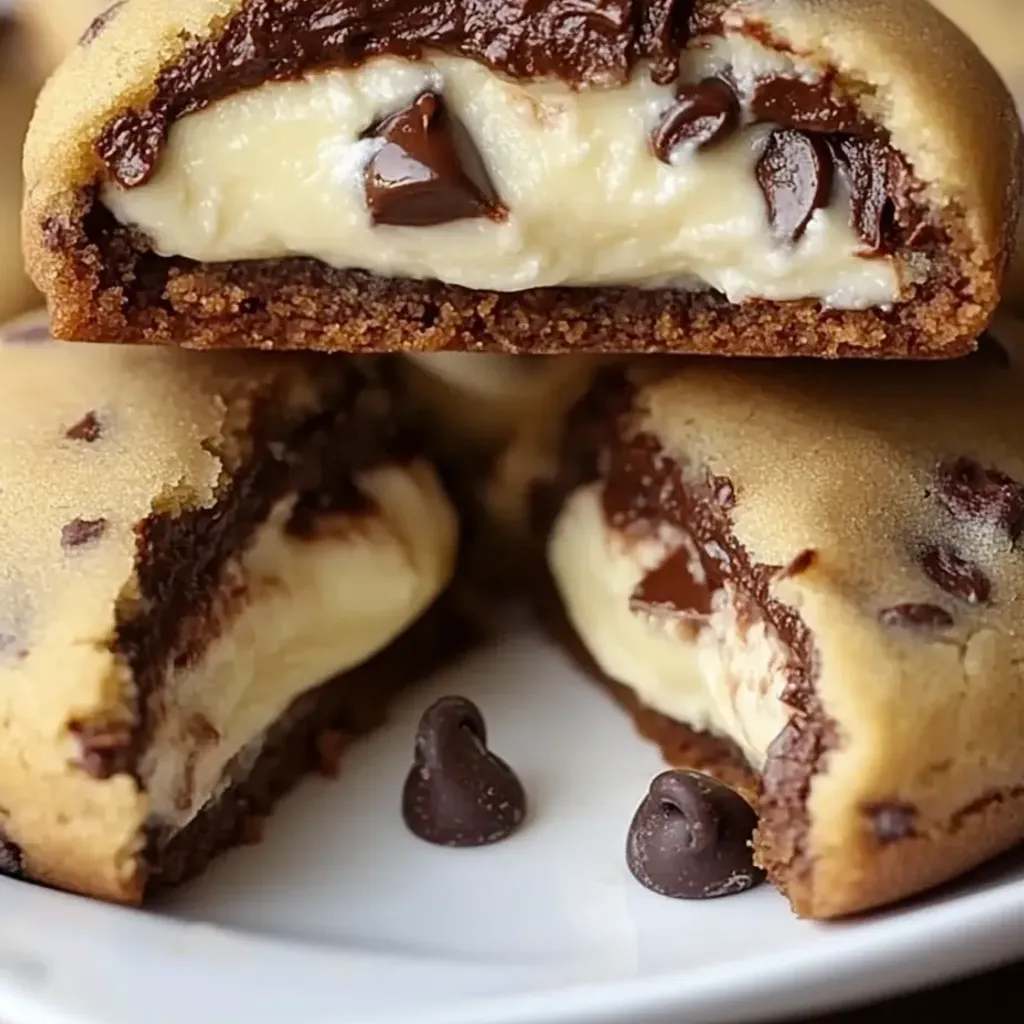 Decadent Chocolate Chip Cheesecake Cookies