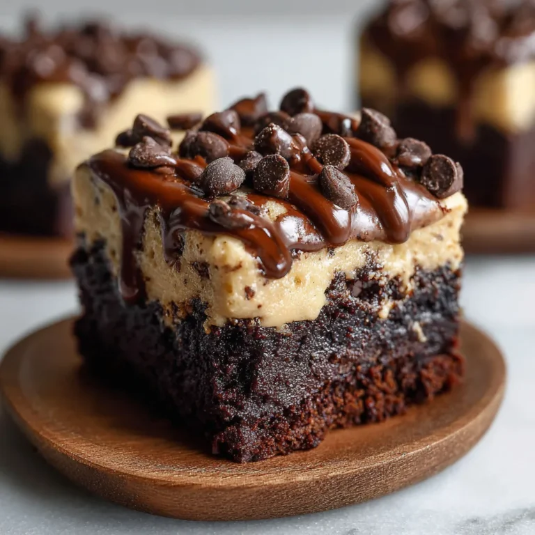 Decadent Chocolate Chip Cookie Brownie Recipe