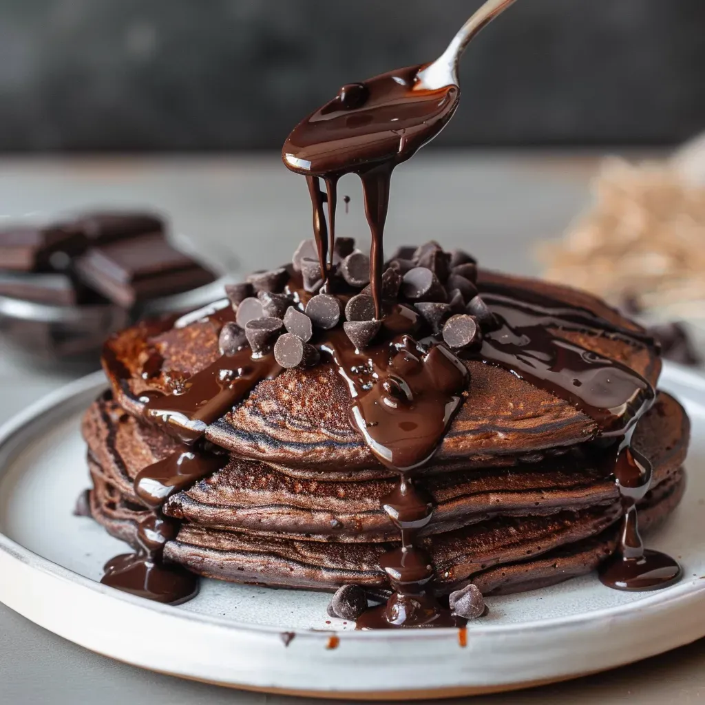 Decadent Chocolate Pancakes Recipe