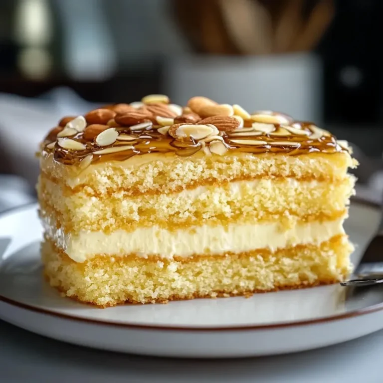 Decadent German Honey Almond Cake Recipe