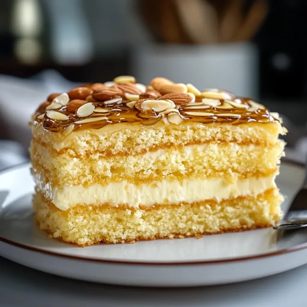 Decadent German Honey Almond Cake Recipe