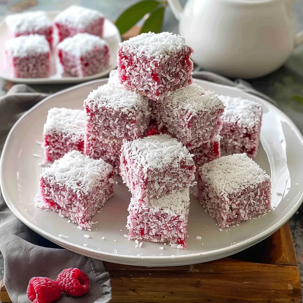 Decadent Raspberry Lamingtons: A Delicious Coconut Treat