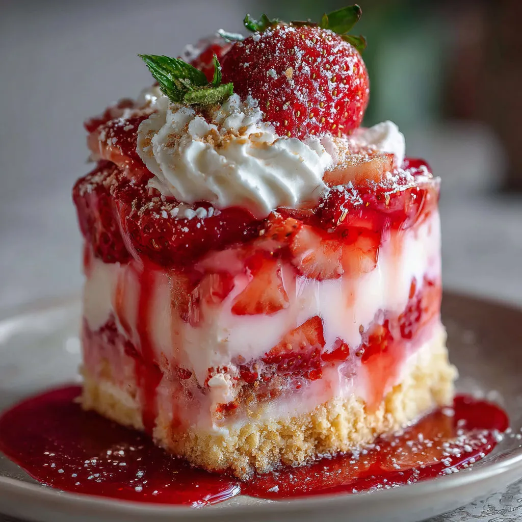 Decadent Strawberry Swirl Cake Recipe