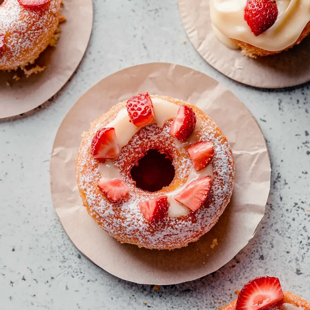 Decadent Strawberry Vanilla Bean Cronut Recipe