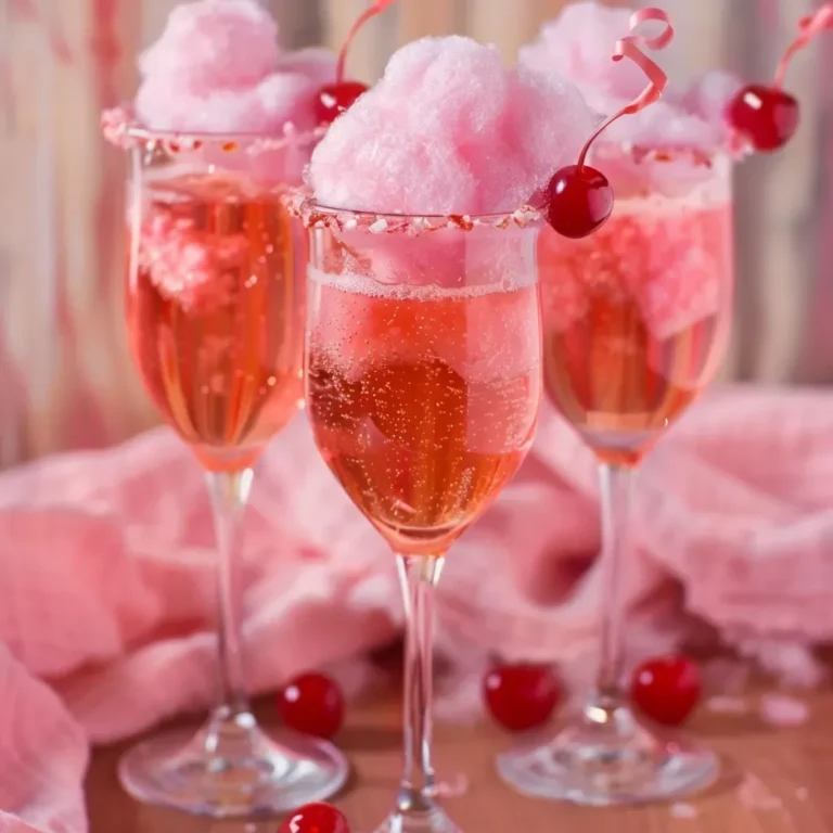 Delicious and Colorful Cotton Candy Beverage Recipe