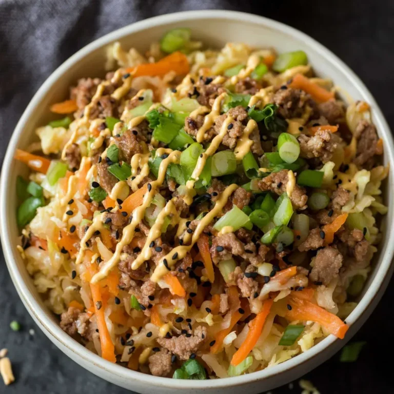 Delicious and Easy Egg Roll Bowl Recipe