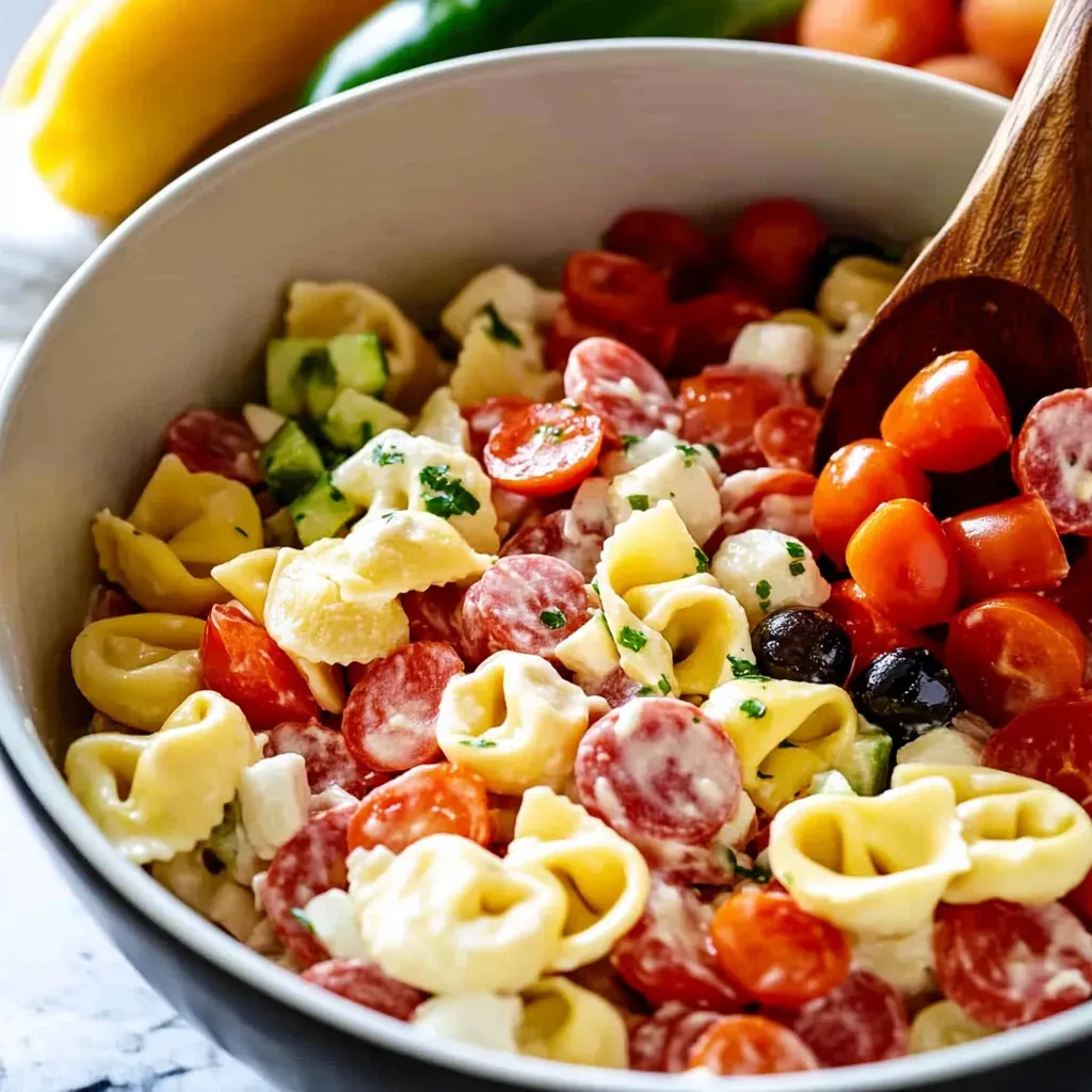 Delicious and Easy Italian Tortellini Pasta Salad