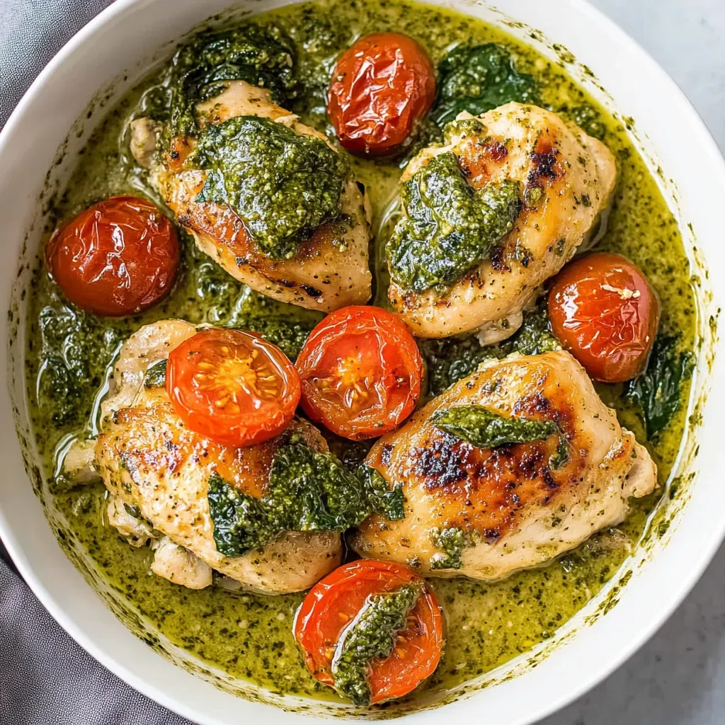 Delicious Creamy Pesto Chicken Recipe