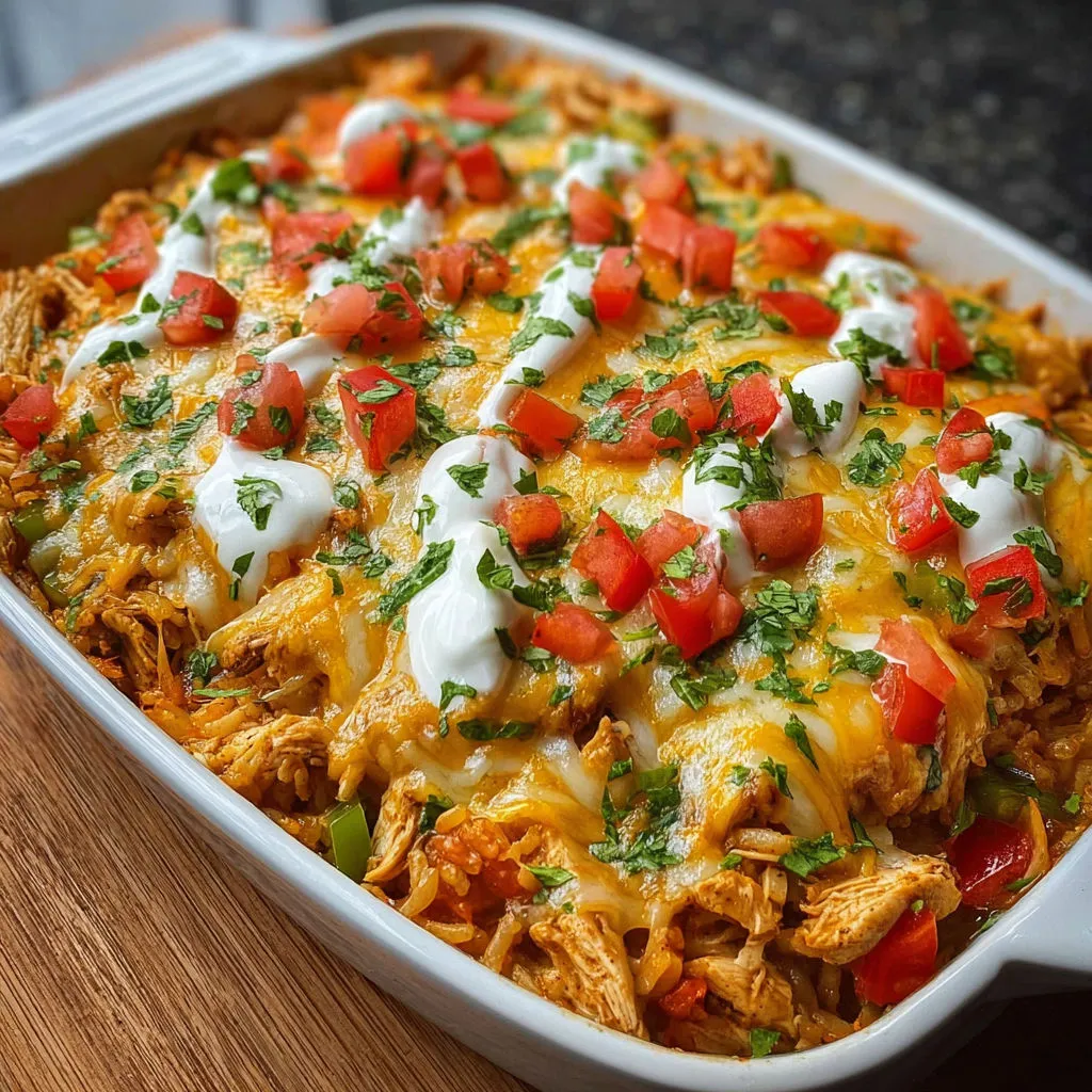 Delicious Fajita Chicken Casserole: Easy Recipe