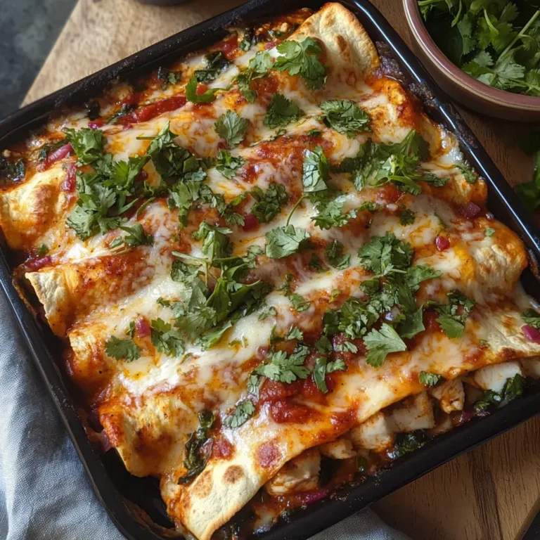 Delicious Low-Carb Chicken Enchiladas