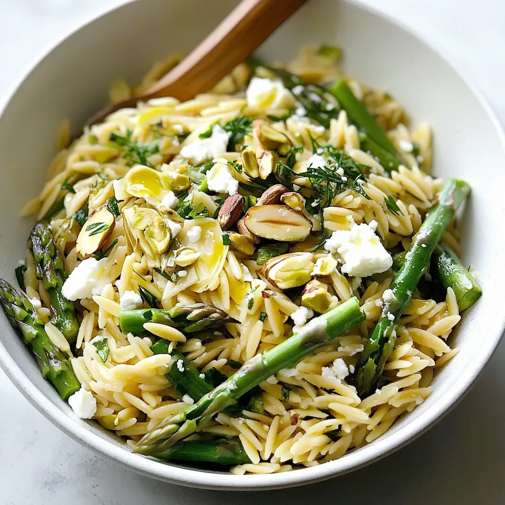 Delicious Orzo Recipe with Asparagus and Feta