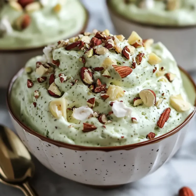 Delicious Pistachio Pineapple Fluff Dessert Recipe