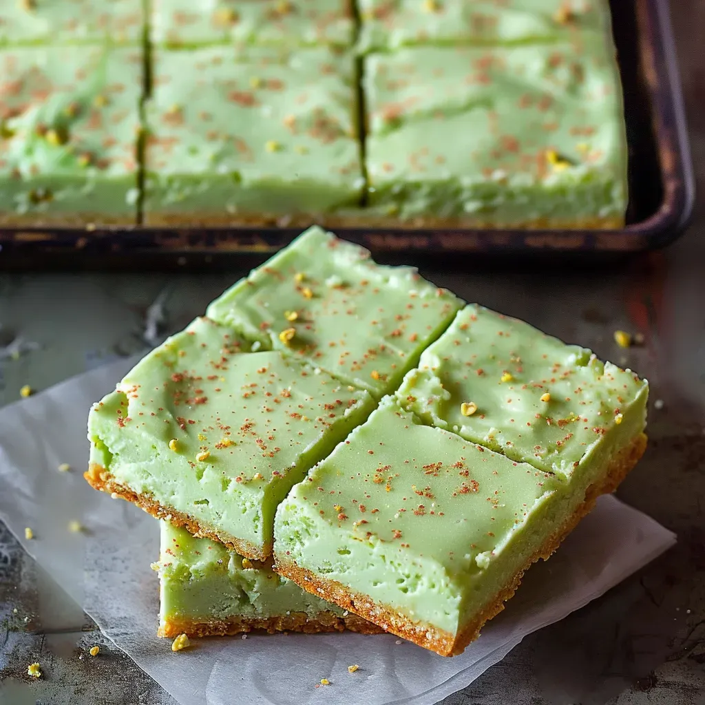 Delicious Pistachio Pudding Cookie Bars Recipe