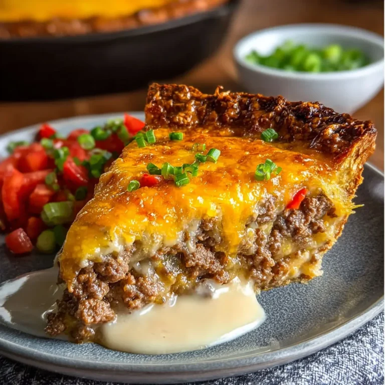 Delicious Southern Cheeseburger Pie Recipe