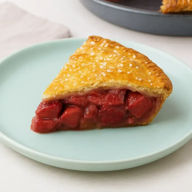 Delicious Strawberry Rhubarb Pie Recipe