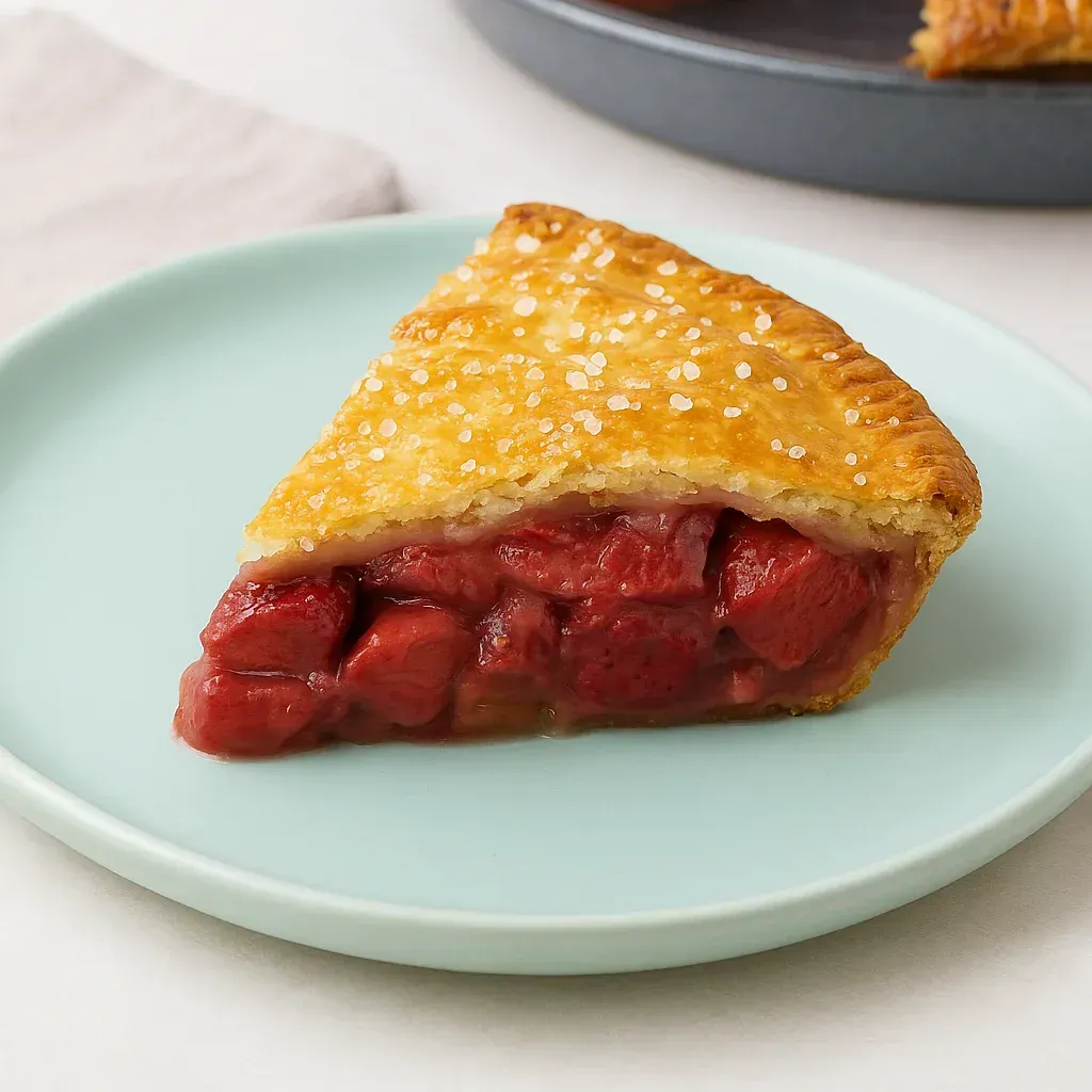 Delicious Strawberry Rhubarb Pie Recipe