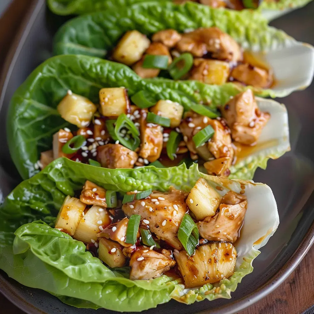 Delicious Teriyaki Chicken Lettuce Wraps Recipe