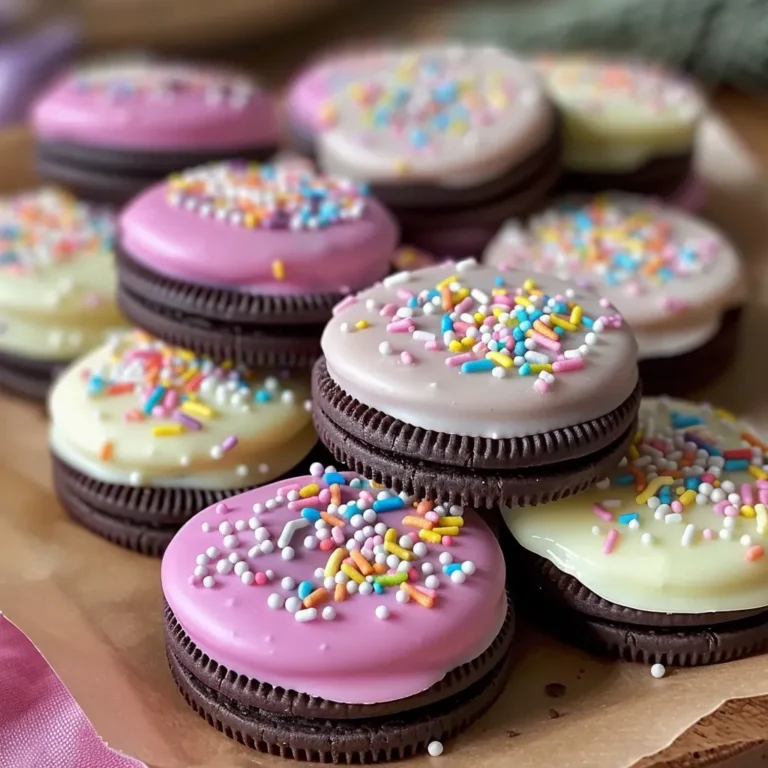 Easter Egg Chocolate Dipped Oreos