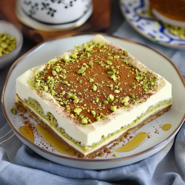 Eggless Pistachio Tiramisu: Quick and Delicious Recipe