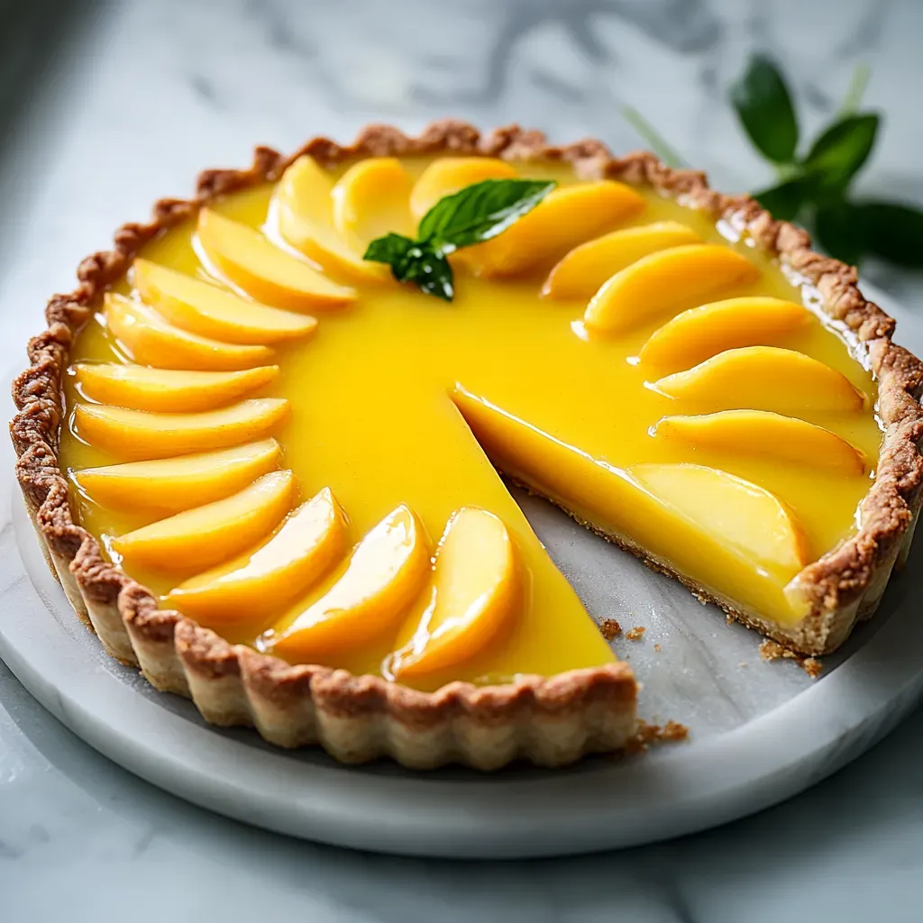 Exotic Mango Curd Tart Recipe