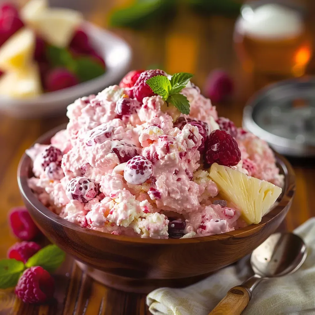 Fluffy Berry Salad: A Refreshing and Colorful Delight