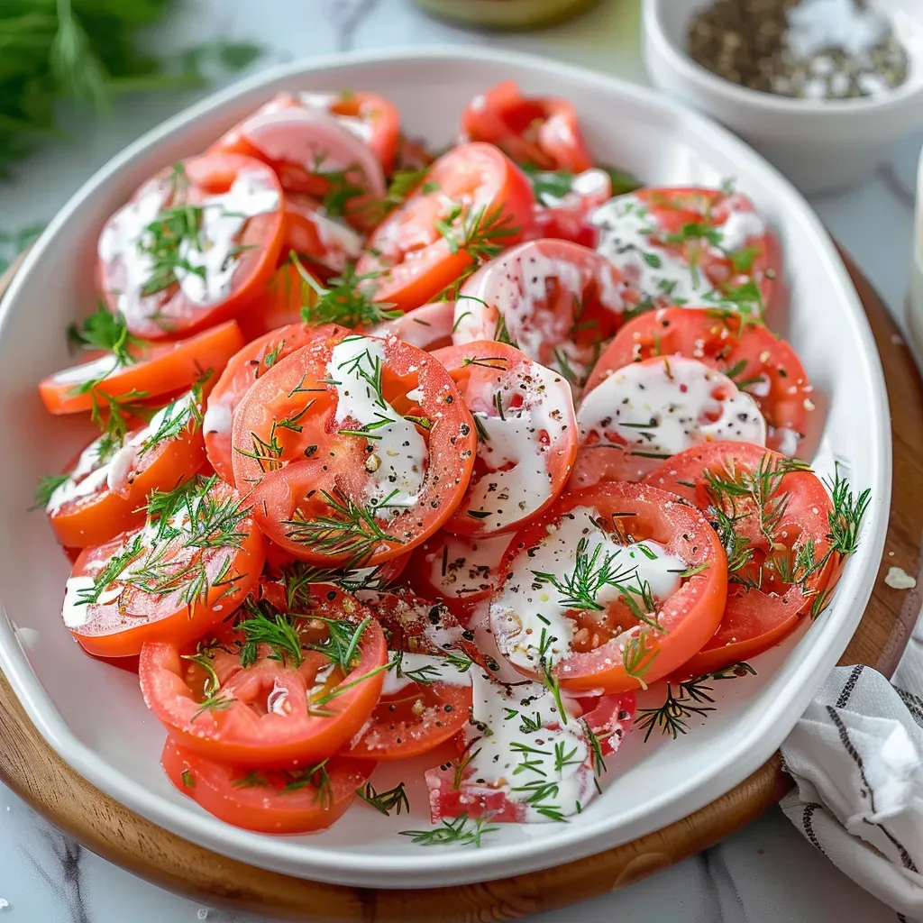 Garlic Tomato Salad: Bursting with Fresh Flavors