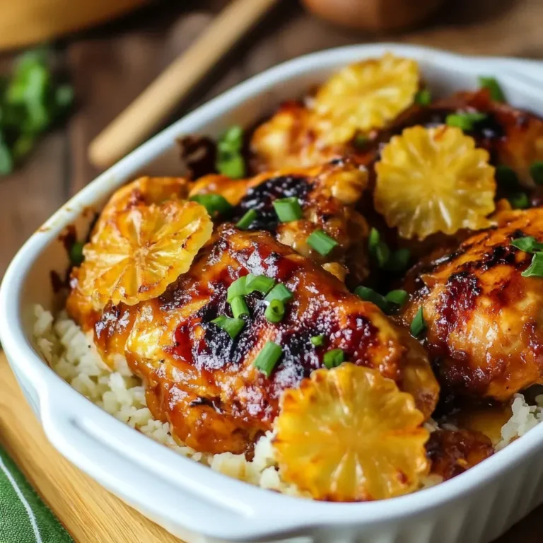Hawaiian Grilled Chicken Thighs Recipe