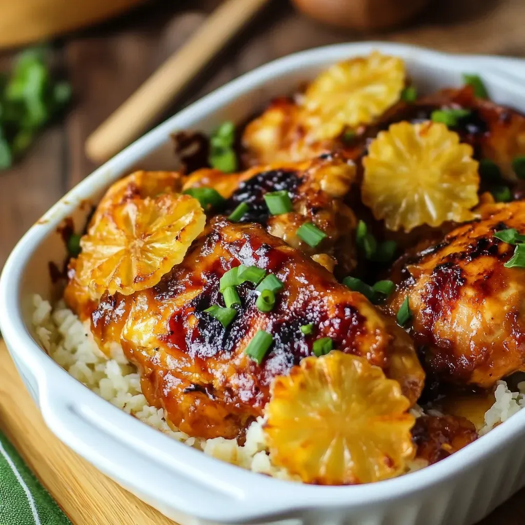 Hawaiian Grilled Chicken Thighs Recipe