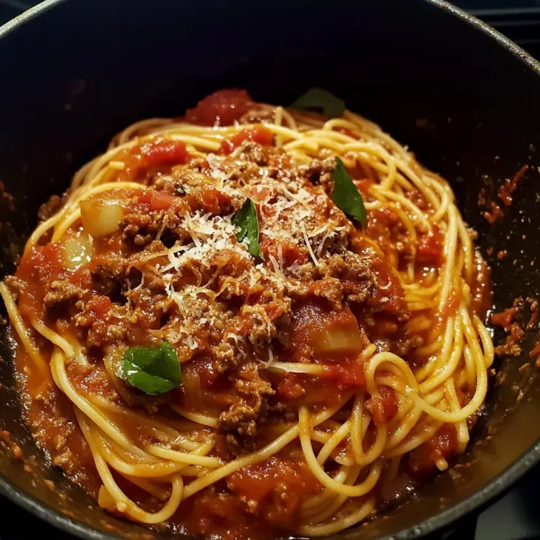 Hearty Spaghetti Bolognese Recipe