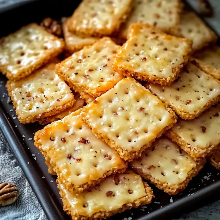 Homemade Crispy Cheddar Crackers Recipe