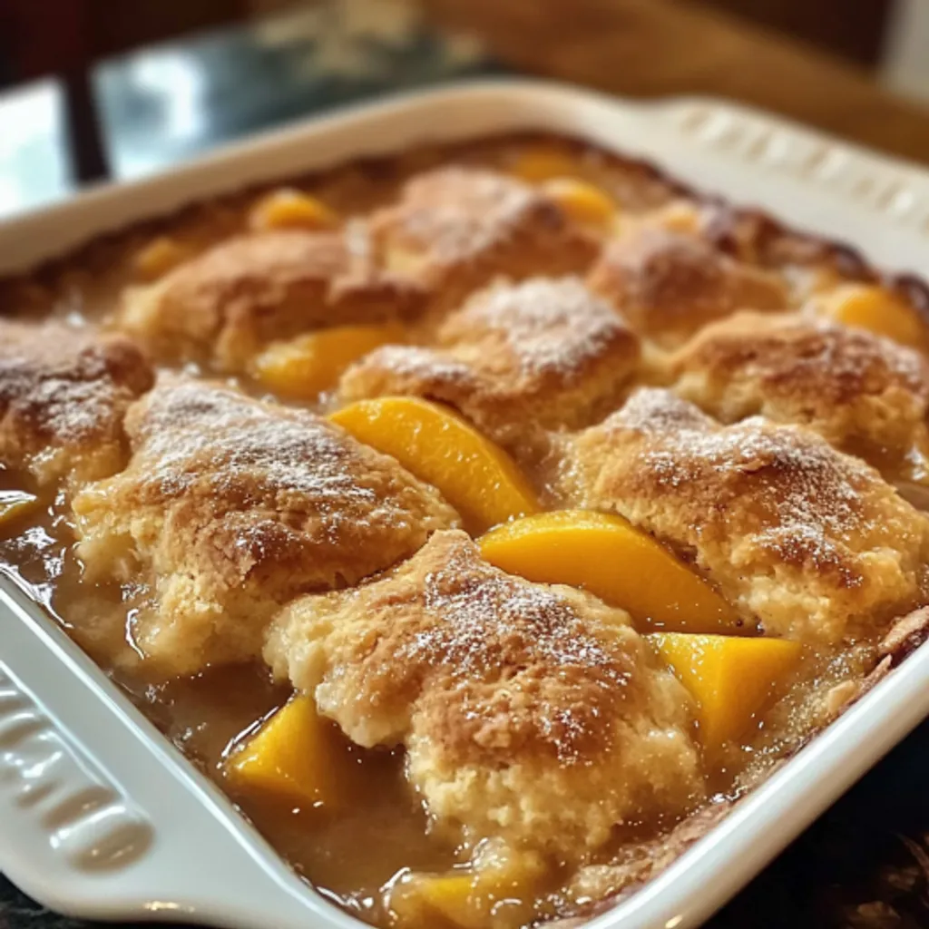 Homemade Peach Cobbler Recipe: Easy and Delicious
