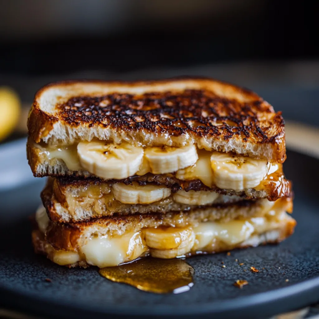 Honey Banana Grilled Cheese Sandwich Recipe