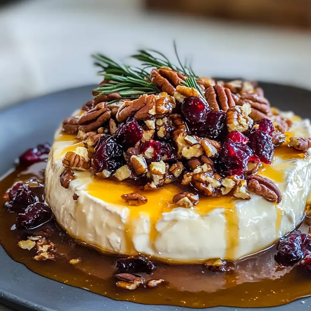 Irresistible Cranberry Pecan Baked Brie Recipe