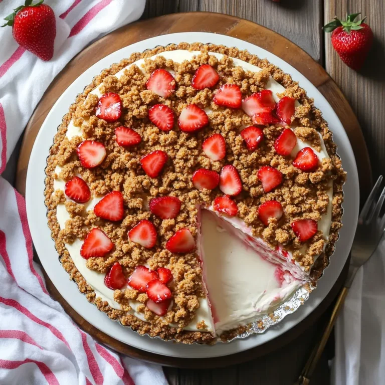 Irresistible Strawberry Crunch Cheesecake Recipe