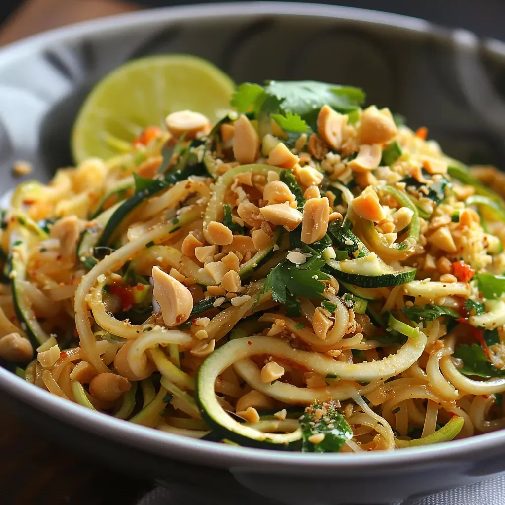 Keto-Friendly Zucchini Pad Thai Recipe